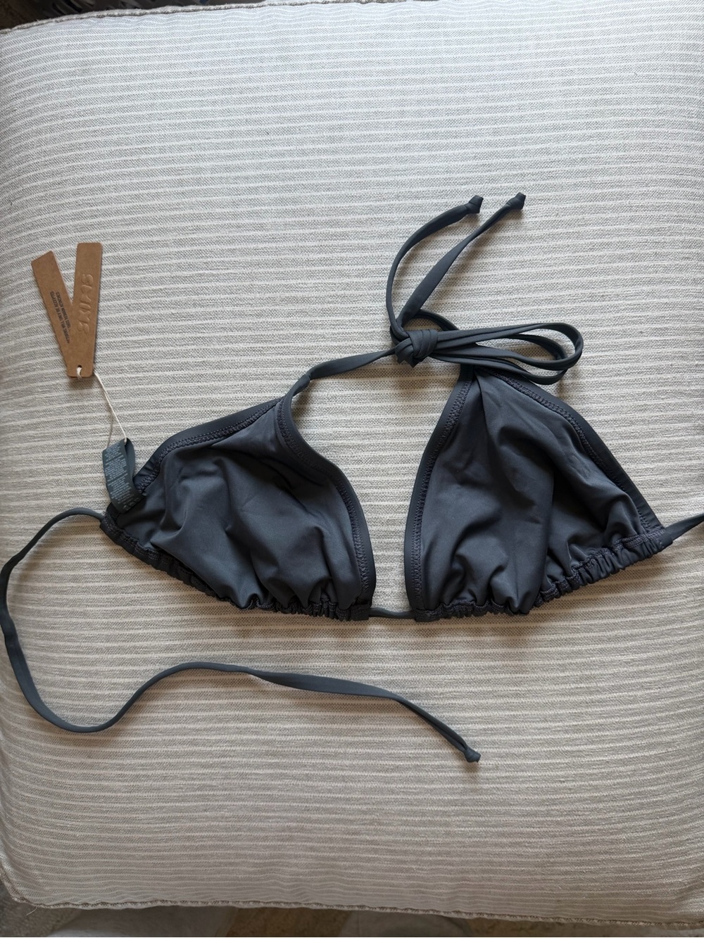 Recycled Swim Triangle Bikini Top - Picture 5 of 9